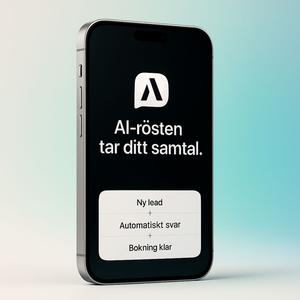 AI‑röst och chatt – svarar kunderna när du själv inte hinner